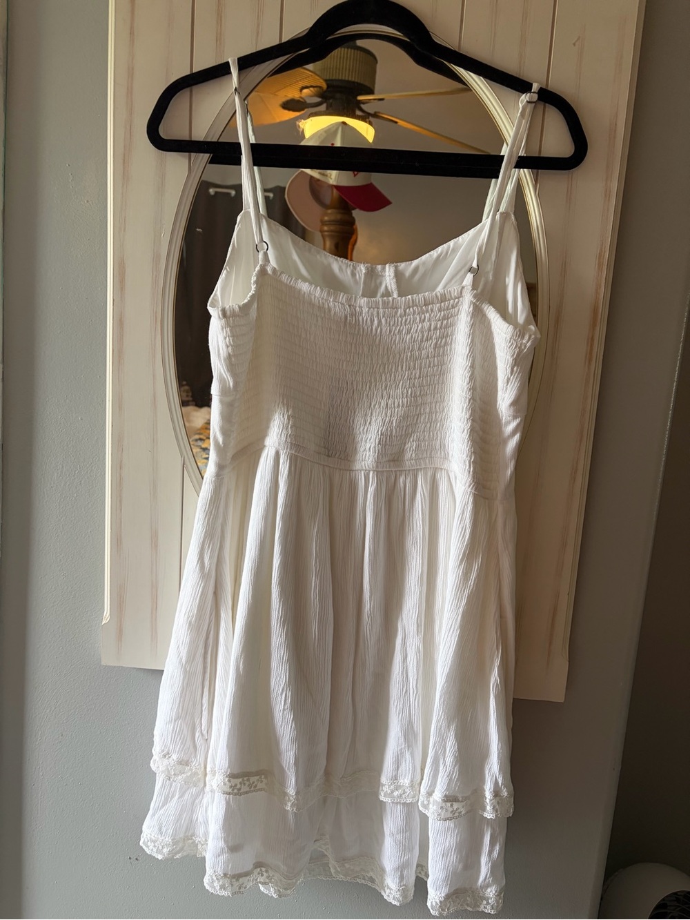 Hollister White Lace-Trim Sundress - Picture 2 of 3